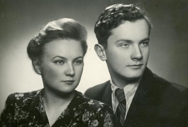KKE 3077-14.jpg - Ryszard Czerniewski i Lidia Liszenko, Wilno, 1950 r.